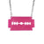 Double Edge Razor Blade Laser Cut Necklace