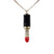 Kick-ass Red Lipstick Necklace