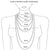 Dinosaur Skull Laser Cut Necklace